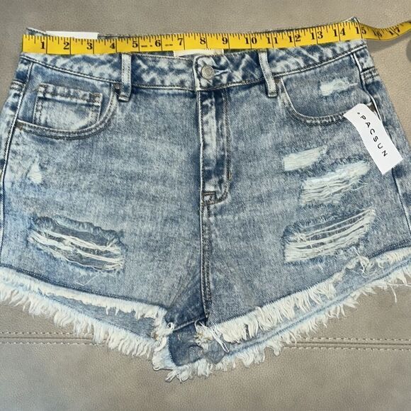 PACSUN High-Rise Festival Shorts Size 28 NWT - Picture 6 of 9